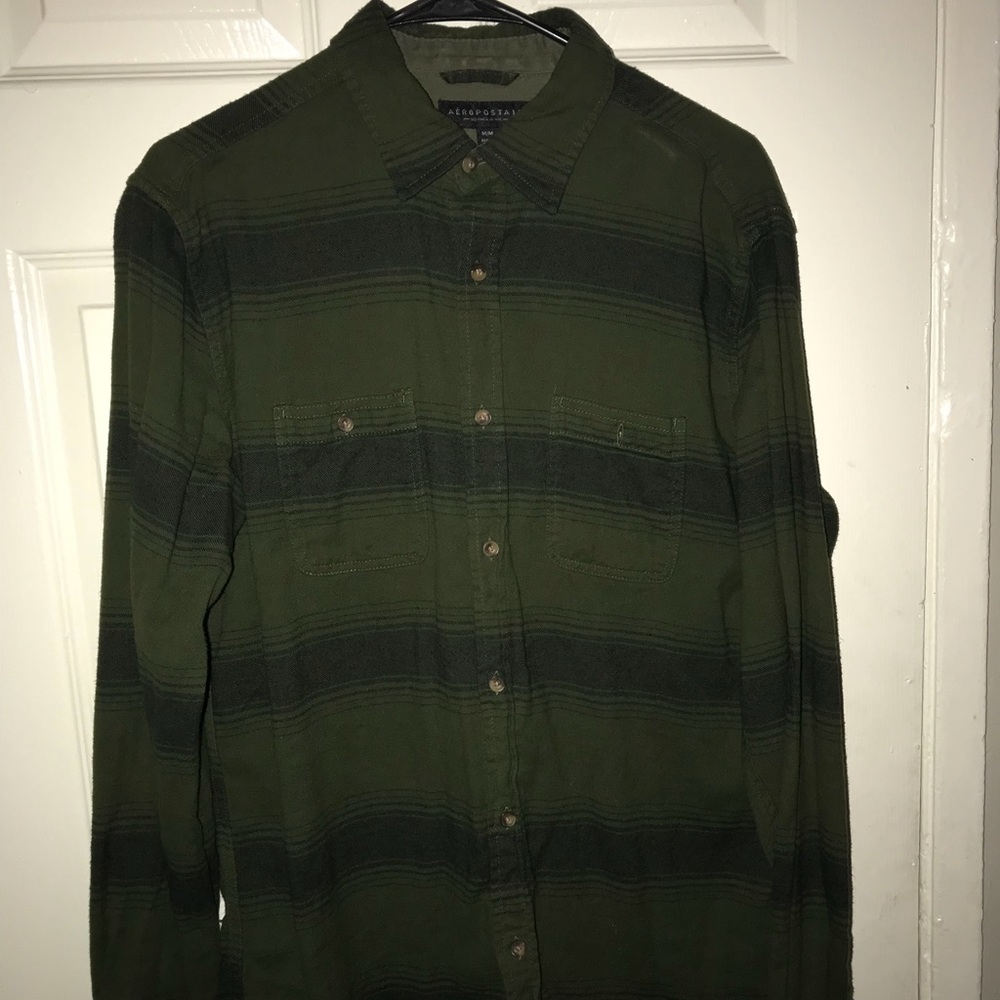 Olive flannel